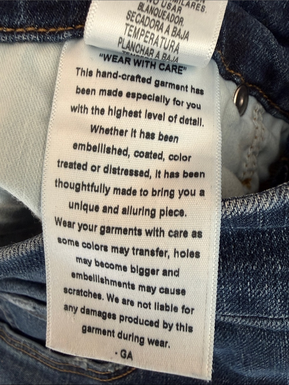 Good American High-Rise Dark Blue Denim Jeans - Picture 15 of 16